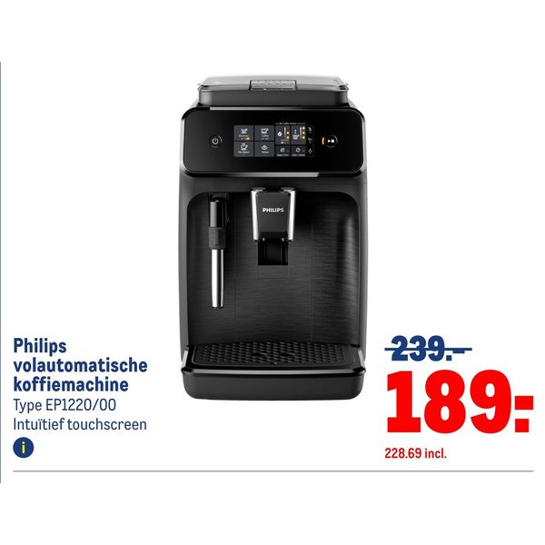 Philips volautomatische koffiemachine EP1220/00