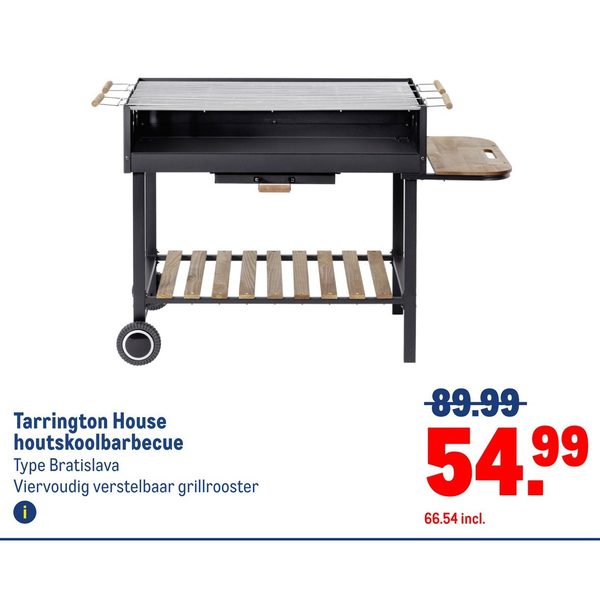 Tarrington House houtskoolbarbecue