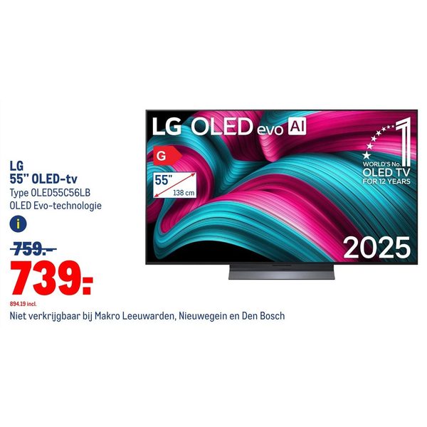 LG 55" OLED-tv