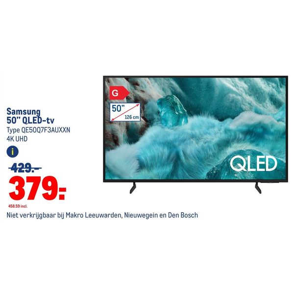 Samsung 50" QLED-tv