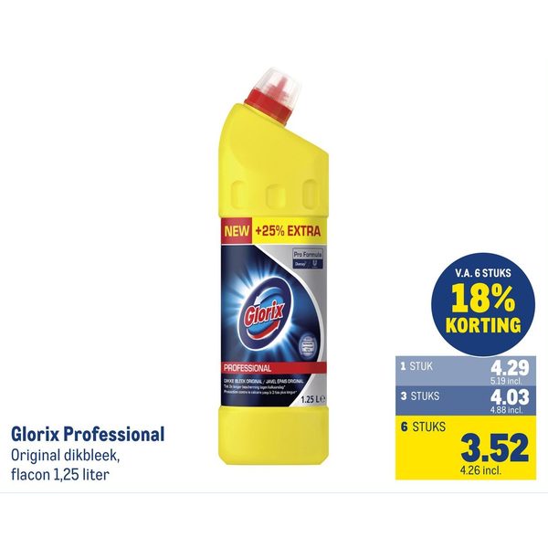Glorix Professional Original dikbleek