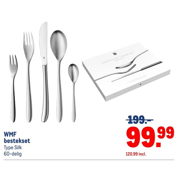WMF bestekset Type Silk 60-delig