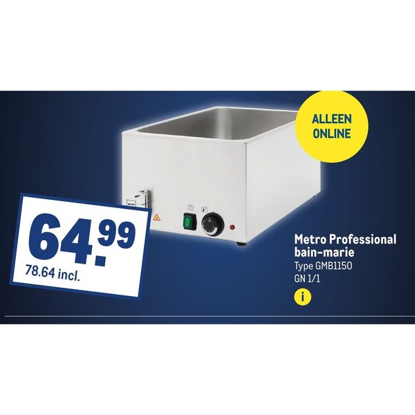 Metro Professional bain-marie Type GMB1150