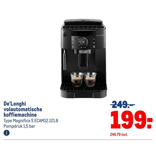 De'Longhi volautomatische koffiemachine