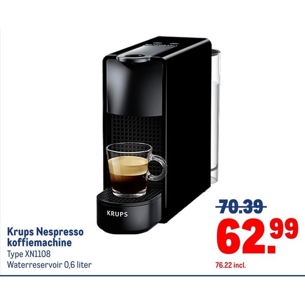 Krups Nespresso koffiemachine