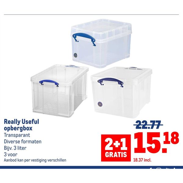Really Useful opbergbox