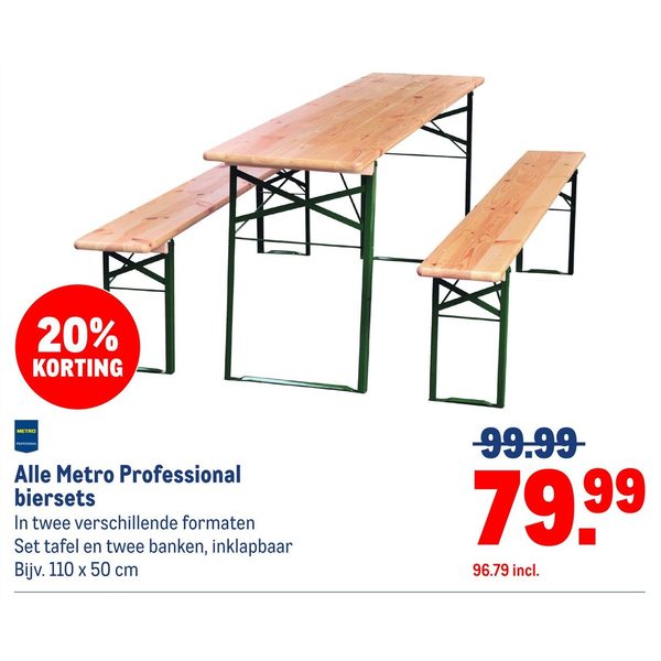 Metro Professional biersets