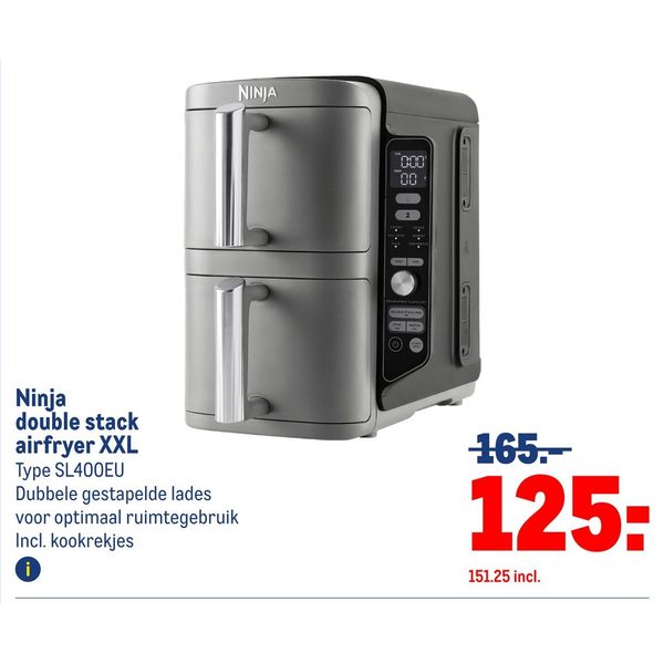Ninja double stack airfryer XXL
