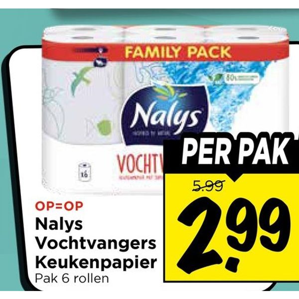 Nalys Vochtvangers Keukenpapier