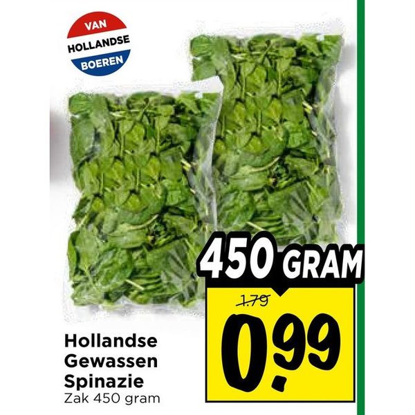 Hollandse Gewassen Spinazie