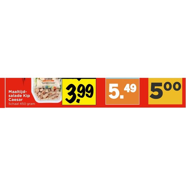 Maaltijdsalade Kip Caesar