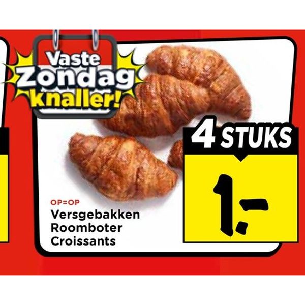 Versgebakken Roomboter Croissants