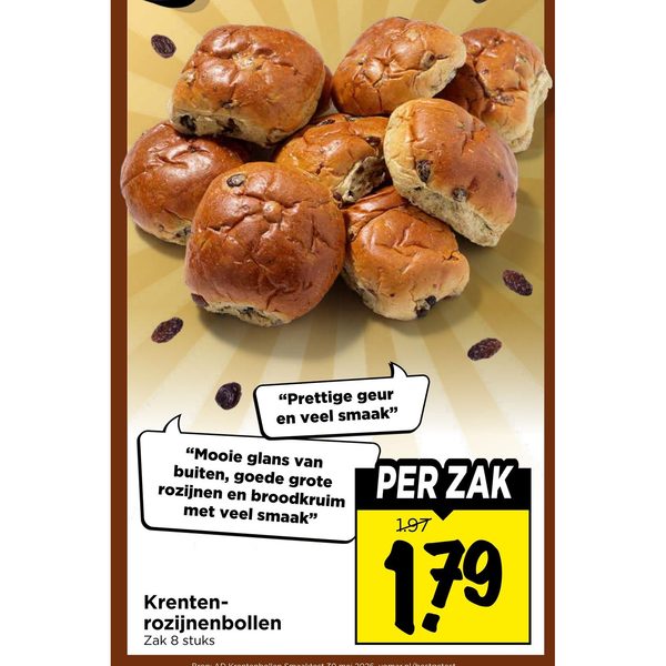 Krenten-rozijnenbollen
