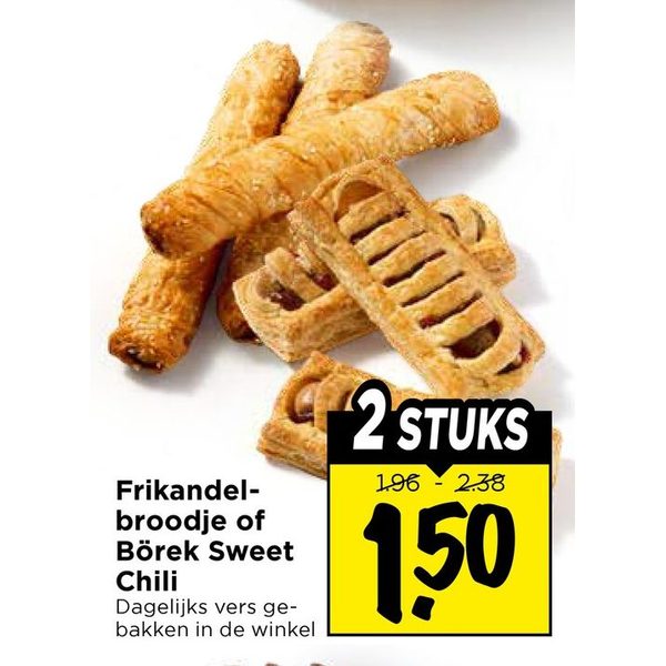 Frikandelbroodje of Börek Sweet Chili