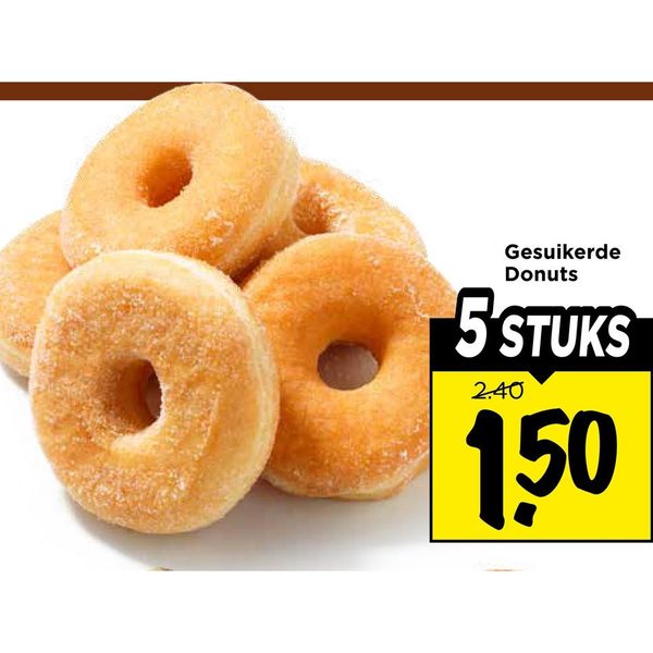 Gesuikerde Donuts