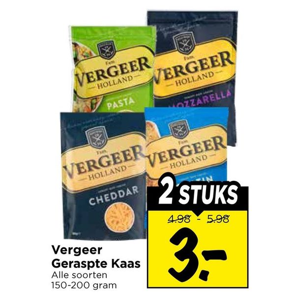 Vergeer Geraspte Kaas
