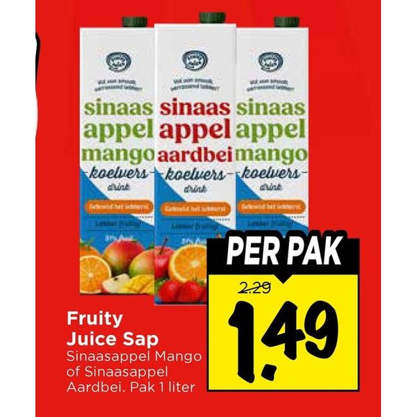 Sinaasappel Mango of Sinaasappel Aardbei sap
