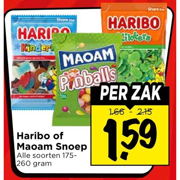 Snoep (verschillende soorten)