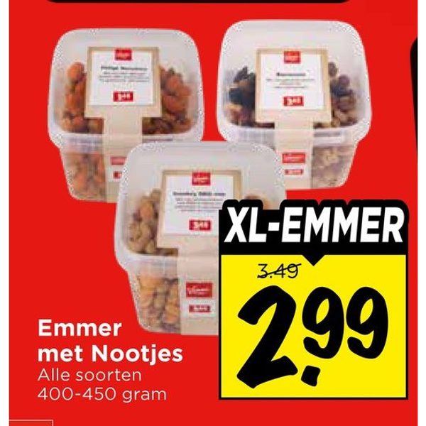 Emmer met Nootjes (alle soorten)