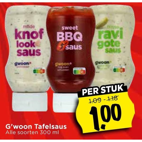 G'woon Tafelsaus