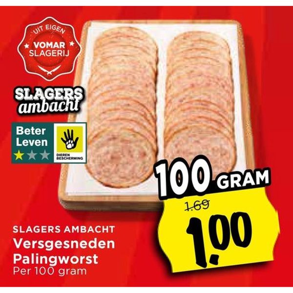 Slagers Ambacht Palingworst