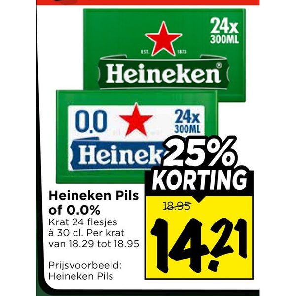 Heineken Pils of 0.0%