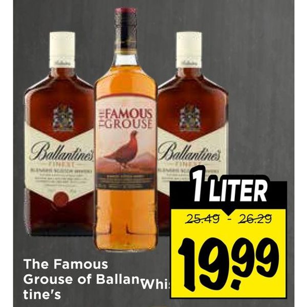 The Famous Grouse en Ballantine's