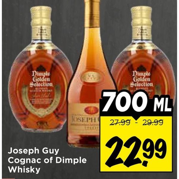 Joseph Guy Cognac of Dimple Whisky