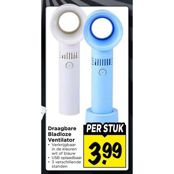 Draagbare Bladloze Ventilator