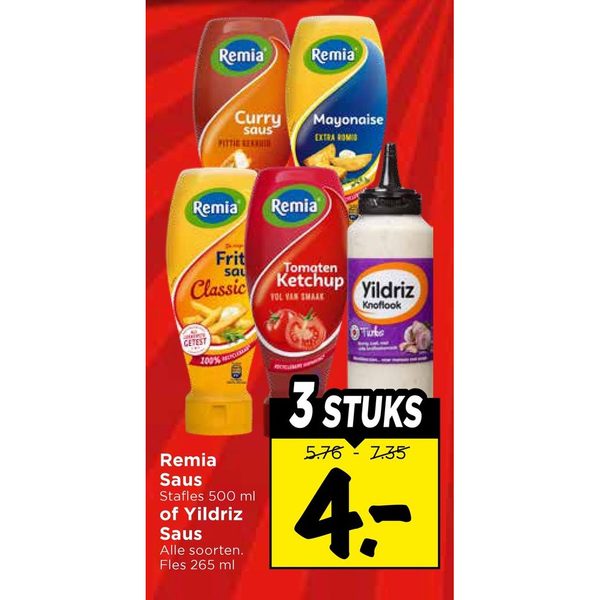 Remia Saus of Yildriz Saus