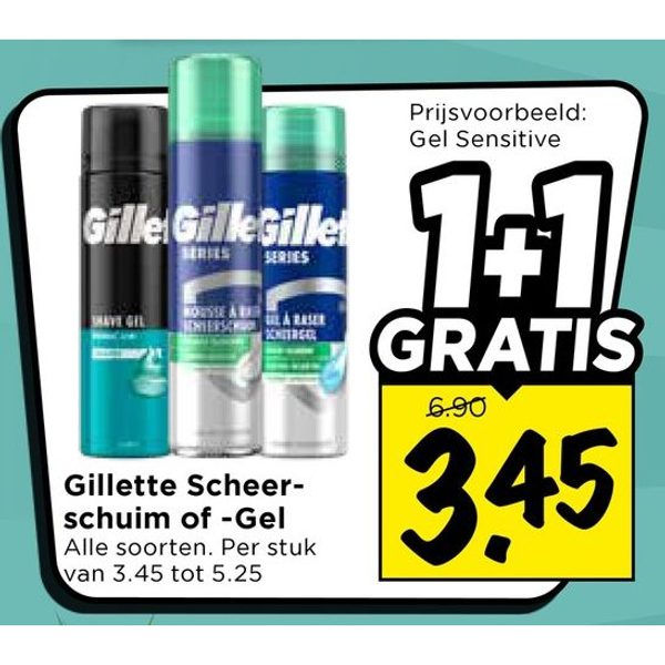 Gillette Scheerschuim of -Gel
