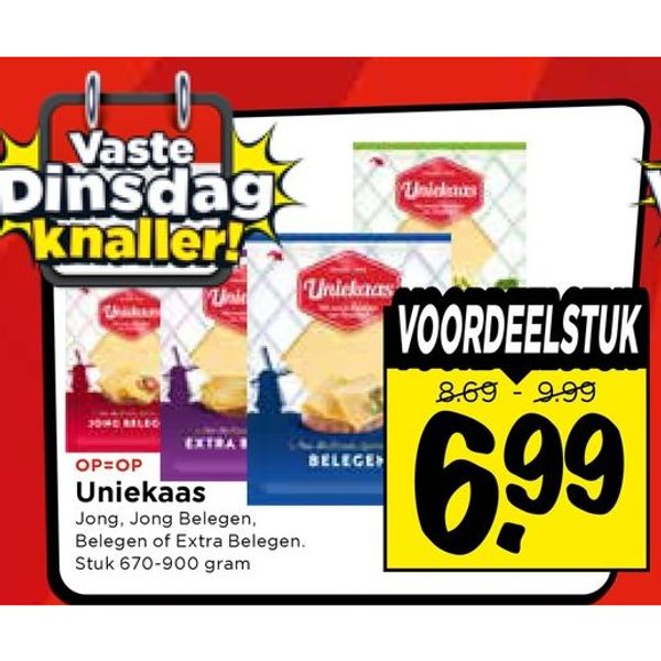 Uniekaas Jong/Belegen/Extra Belegen