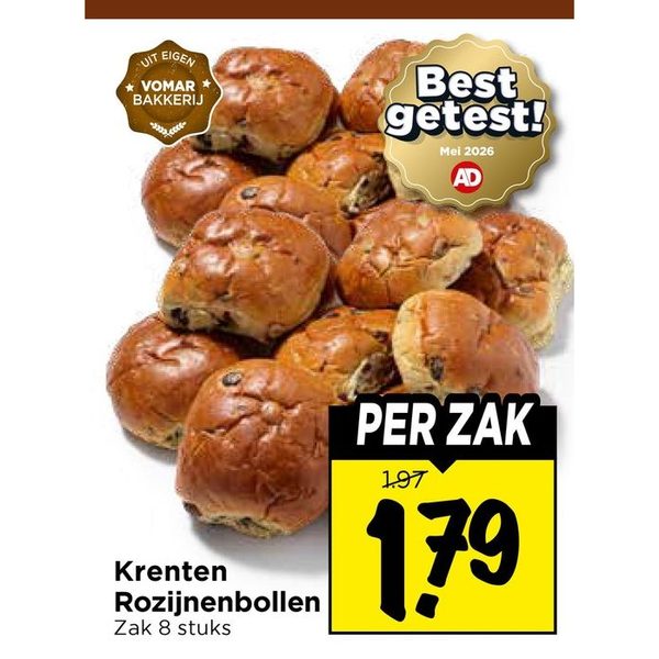Krenten Rozijnenbollen