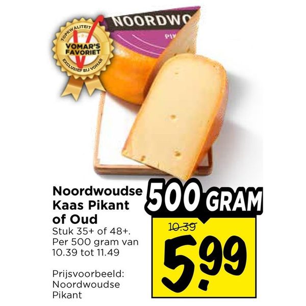 Noordwoudse Kaas Pikant of Oud