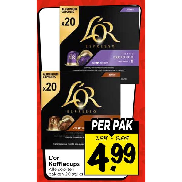 L'or Koffiecups