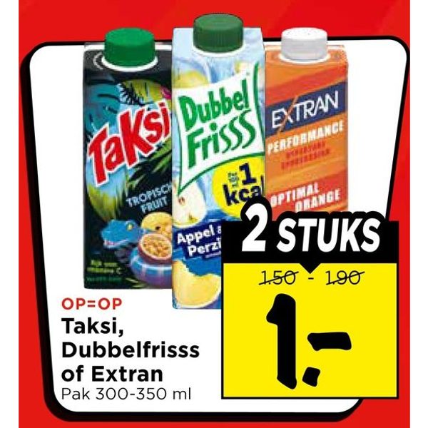 Taksi, Dubbelfrisss of Extran