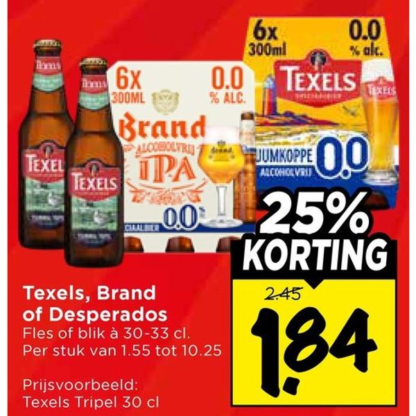 Texels, Brand of Desperados