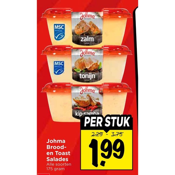 Johma Brood- en Toast Salades