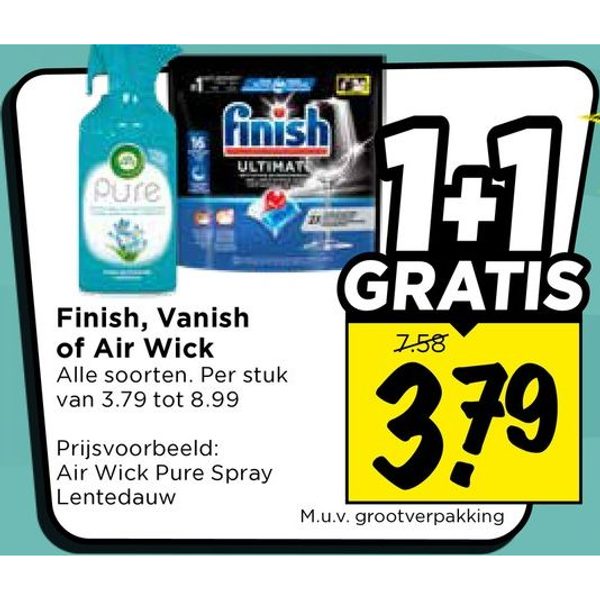 Finish, Vanish of Air Wick