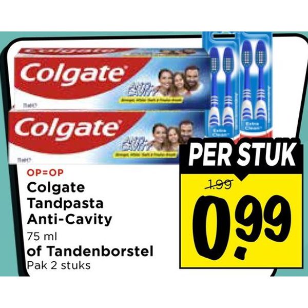 Colgate Tandpasta of Tandenborstel