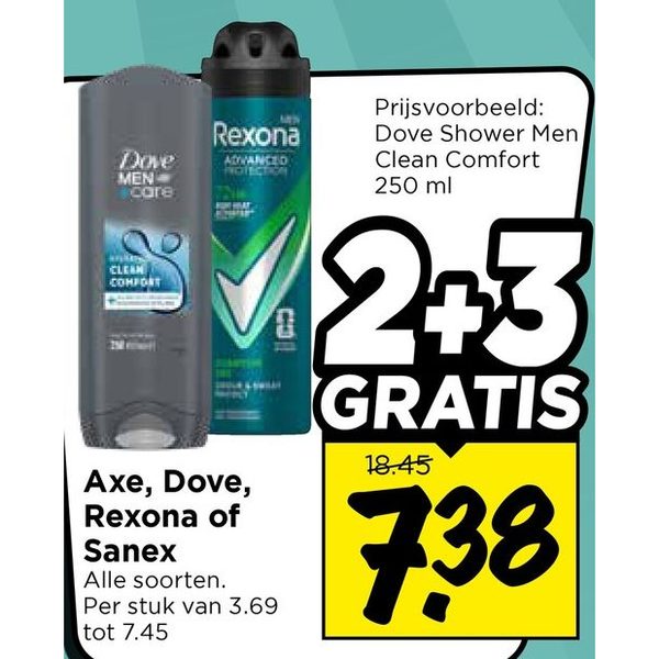 Axe, Dove, Rexona of Sanex