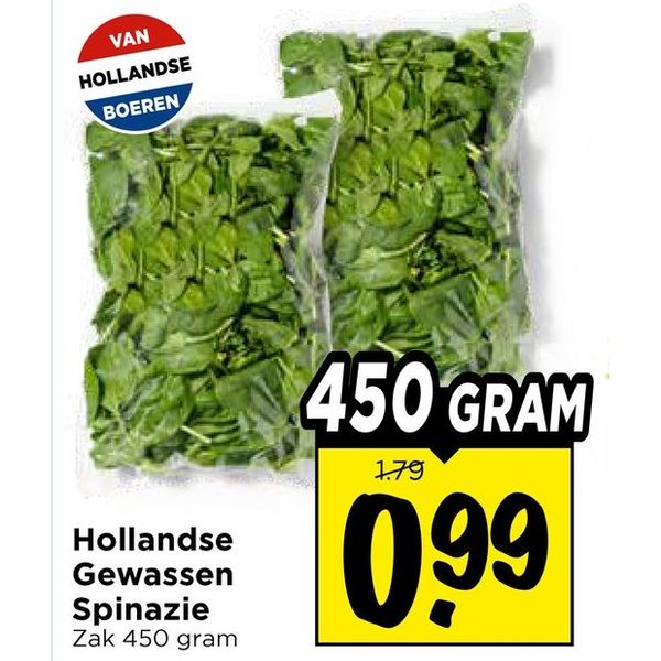 Hollandse Gewassen Spinazie