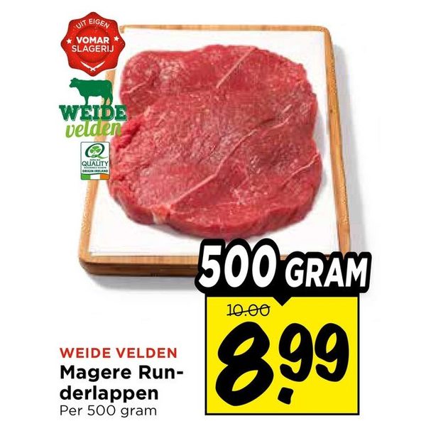 Weide Velden Magere Runderlappen