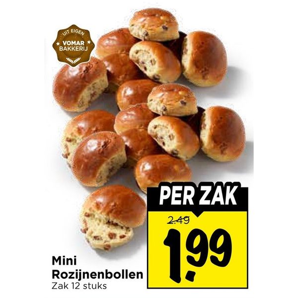 Mini Rozijnenbollen