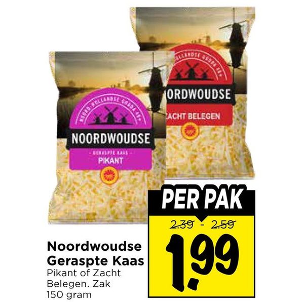 Noordwoudse Geraspte Kaas
