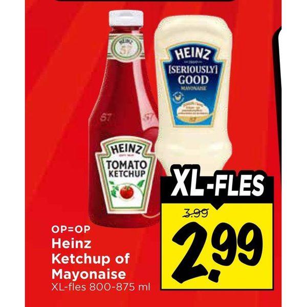 Heinz Ketchup of Mayonaise