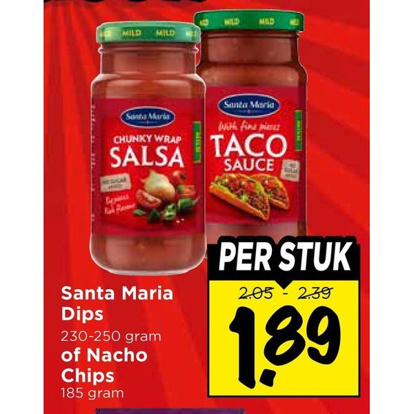 Santa Maria Dips of Nacho Chips