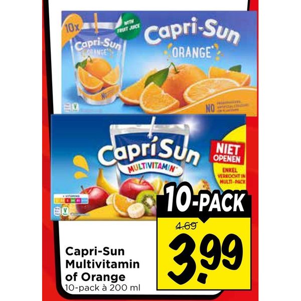 Capri-Sun Multivitamin of Orange