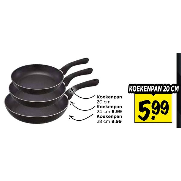 Koekenpan 20 cm