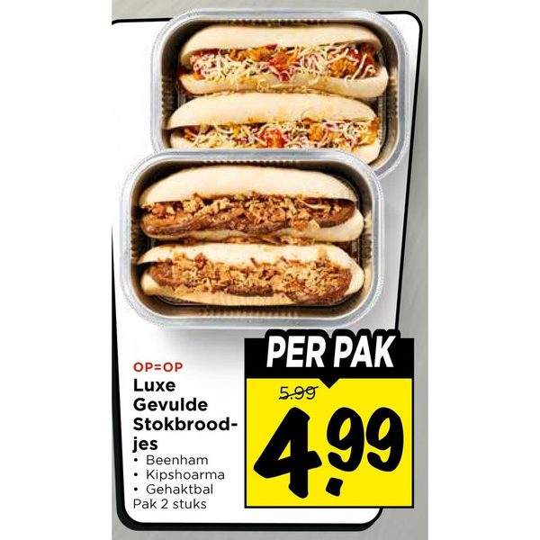 Luxe Gevulde Stokbroodjes